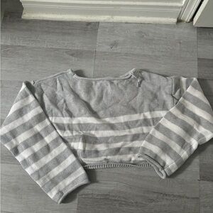 Garage striped knit sweater